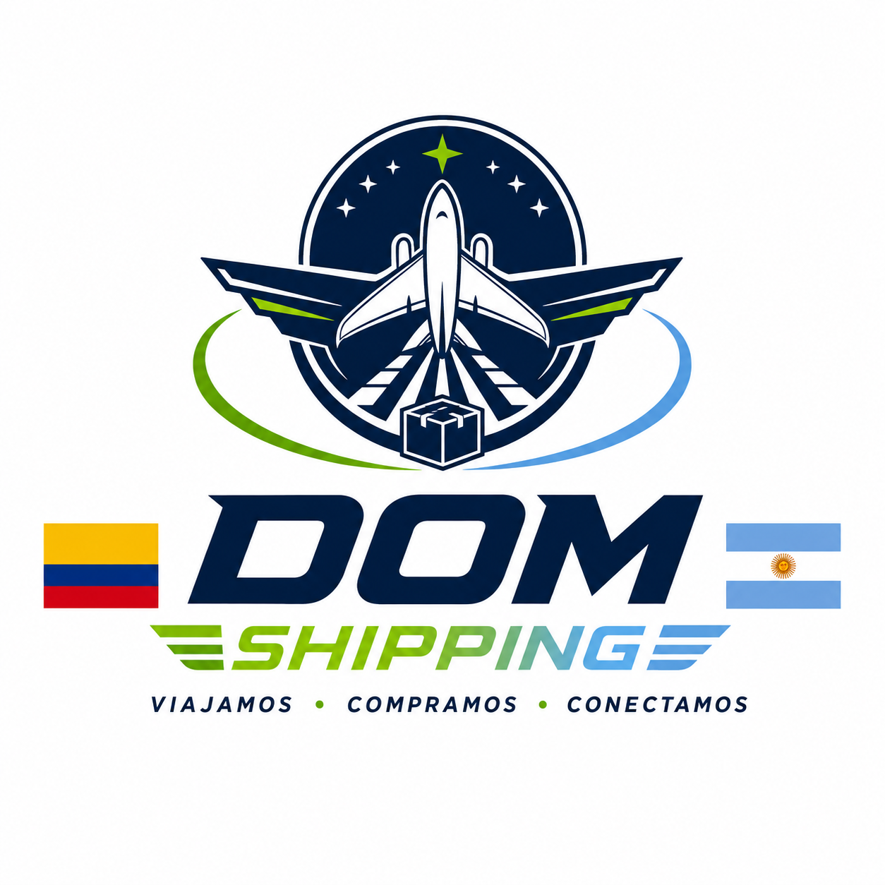 DOM SHIPPING — Viajamos, compramos, conectamos