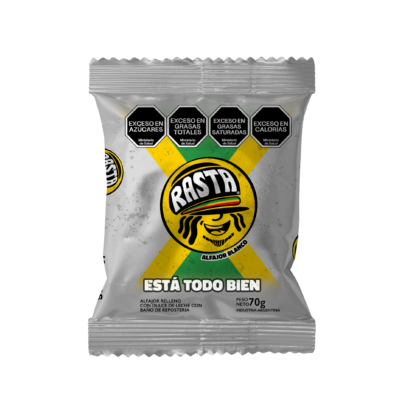 Alfajor Rasta blanco