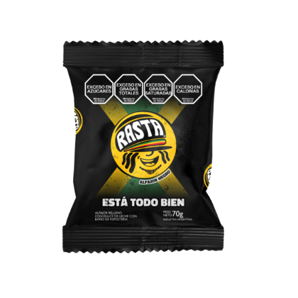 Alfajor Rasta negro